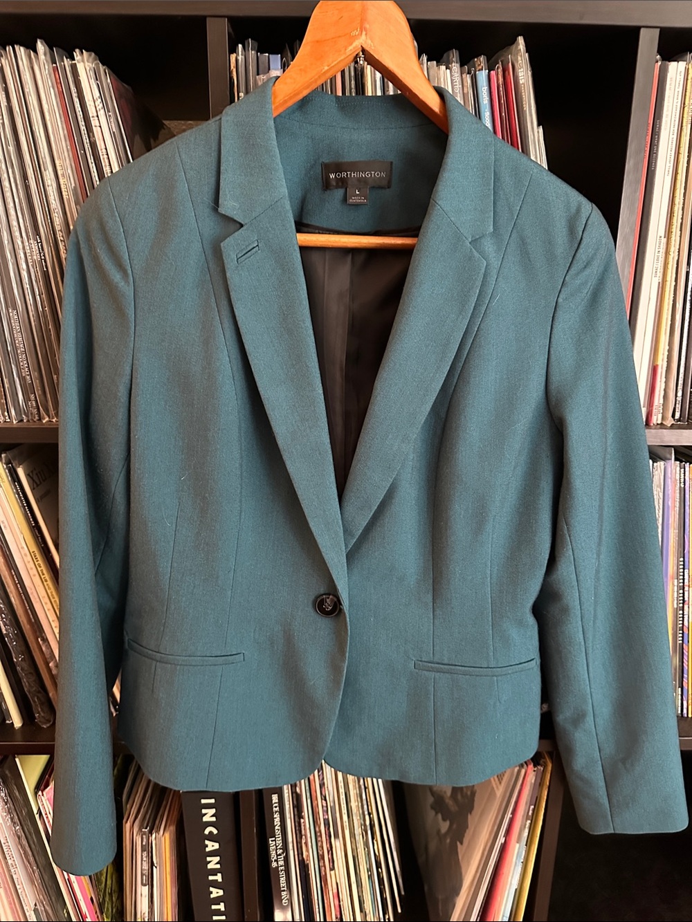 Worthington Teal Tailored Women's Blazer